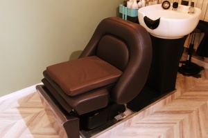 coconのシャンプーブースはアロマの癒しの時間